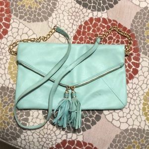 Mint Green Envelope Bag